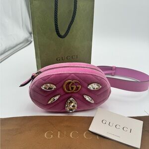 Gucci Stones Charm Matelasse Bum bag